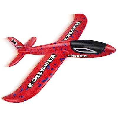 Afbeelding van Vliegtuig Ninco Elastic Planner Rood 38 cm