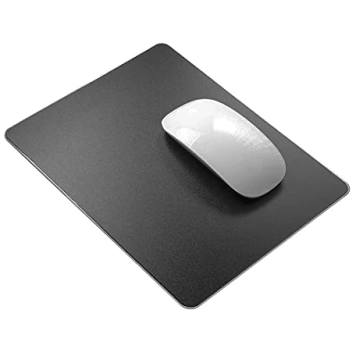 Afbeelding van VAYDEER harde Resin muismat van hars, muismat, dubbelzijdig beschikbaar ontwerp, mat, waterdicht, voor games en kantoor, klein, zwart