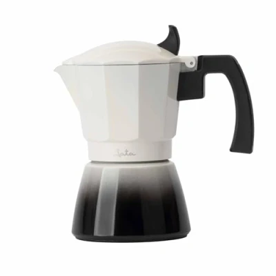Afbeelding van Jata Hogar HCAF2403 Inductie koffiezetapparaat, aluminium, 3 kopjes, geschikt voor inductie, glaskeramiek en gasfornuizen, hittebestendige handgreep, eenvoudige reiniging