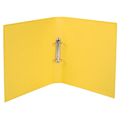 Afbeelding van Exacompta Iderama ringmap formaat A4 rug van 4 cm geel
