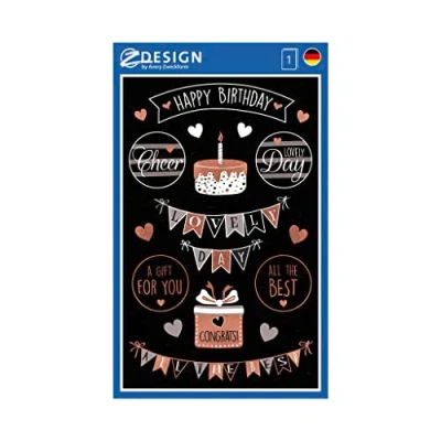 Afbeelding van AVERY Dedicated ZDesign Sticker &#039;Hearts