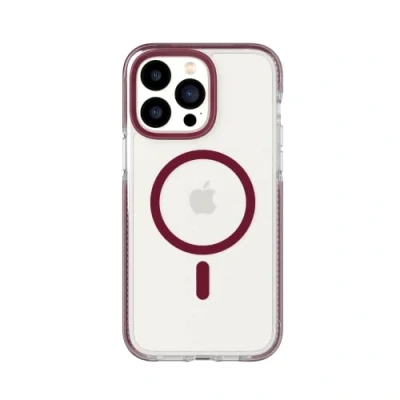 Afbeelding van tech21 T21 9872 iPhone 14 Pro Max Evo Crystal compatibel met MagSafe schokabsorberend en krasbestendig doorzichtig telefoonhoesje 4,9 m FlexShock Multi Drop Bescherming,Helder/Bourg