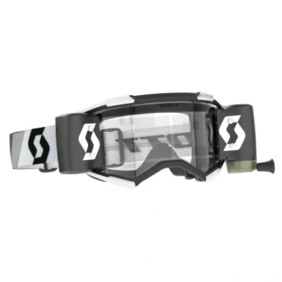 Afbeelding van Scott 2024 Fury Wfs Crossbril Premium Zwart / Wit (Lens: Helder Works)