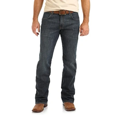 Afbeelding van Wrangler Heren Retro Relaxed Fit Boot Cut Jean, Falls Stad, 30W / 32L
