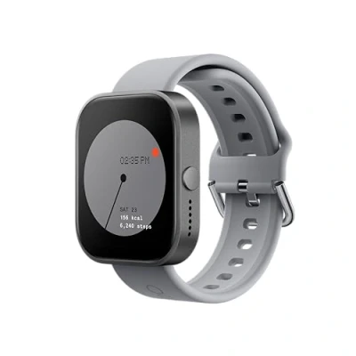 Afbeelding van CMF by Nothing Watch Pro Smartwatch met 1.96 AMOLED display, Fitness Tracker, ingebouwd GPS meerdere systemen, Bluetooth aanroepen AI Noise Reduction gebruik tot 13 dagen Asgrijs