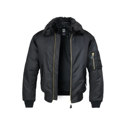 Afbeelding van Brandit MA2 Collar Winterjas, Heren, Maat: XXL, Black