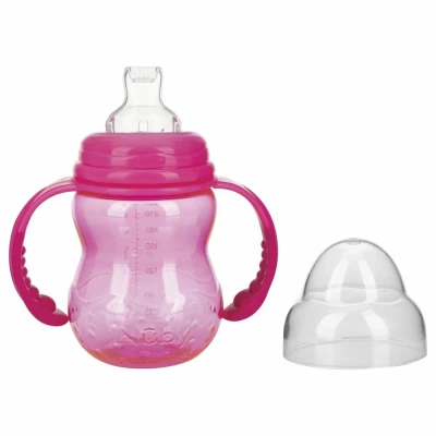 Afbeelding van Nuby Oefenbeker Met Handvaten Tritan Roze 240ml