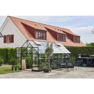 Afbeelding van Halls Qube 168 tuinkas zwart