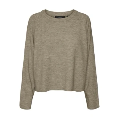 Afbeelding van VERO MODA VMJUPITER LS O Neck Pullover BF, Silver Mink/Detail: w. Melange, XS