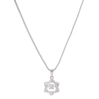 Afbeelding van Sylian Ketting met zeshoek ster hanger zilverkleurig