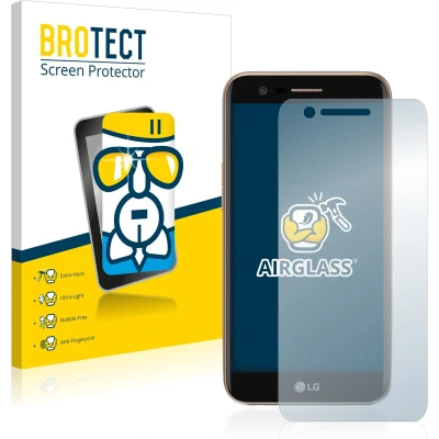 Afbeelding van BROTECT Screenprotector voor LG K10 2017 Folie Beschermfolie Beschermglas transparant