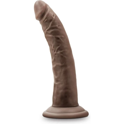 Afbeelding van Dr Skin Dr. Realistische Dildo Met Zuignap 19 cm Chocolate
