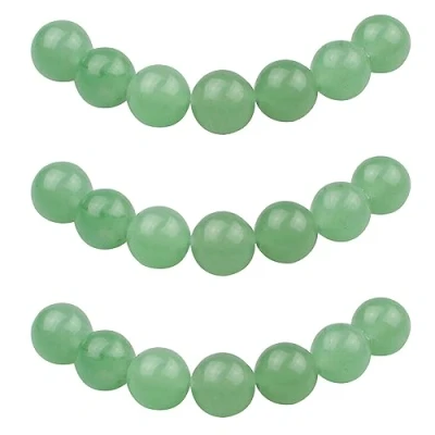 Afbeelding van MJDCB 12mm 30 stuks Stenen Kralen Groene Aventurijn Ronde Losse Natuurlijke Halfedelsteen Voor het Maken van Sieraden Armbanden Kettingen