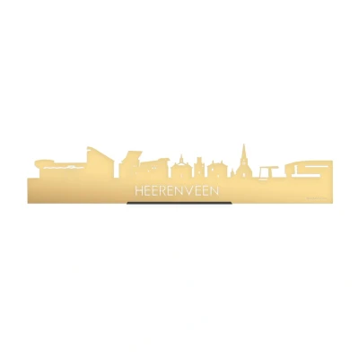 Afbeelding van Standing Skyline Heerenveen Goud Metallic