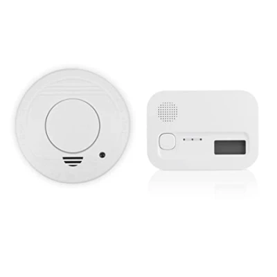 Afbeelding van Veiligheidsset, Rookmelder en CO melder, Testknop, Verwisselbare Batterijen Inbegrepen, Levensduur 10 jaar Smartwares FSE 19204