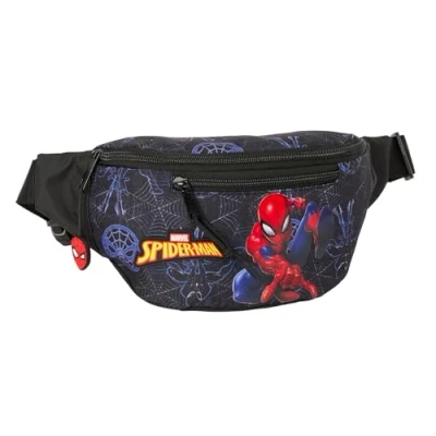 Afbeelding van Heuptas Spider Man Attack Zwart 23 x 12 9 cm