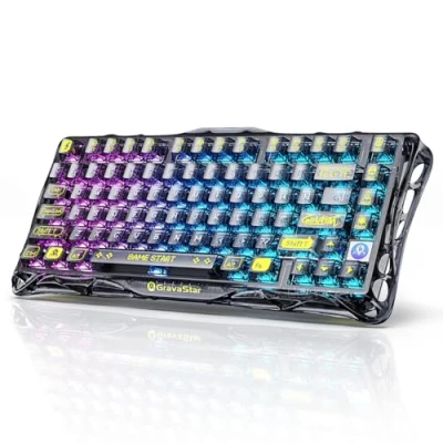 Afbeelding van GravaStar Gaming toetsenbord Mercury K1 Lite (sneeuwwit)
