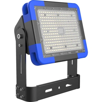 Afbeelding van as Schwabe Energyline XL Premium LED Großflächenstrahler 180 W Fluter geeignet als Baustrahler Energieklasse A+ Außenbereich Leuchte IP66 Schwarz, Blau I 46271