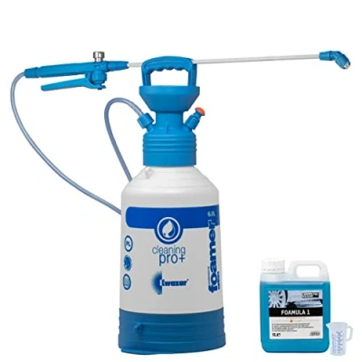 Afbeelding van Detailmate Voorwasset: ValetPRO Foamula 1 (1 liter), Snow Foam Orion Super Foamer Pro+ Viton drukspuit 6 liter + 50 ml maatbeker
