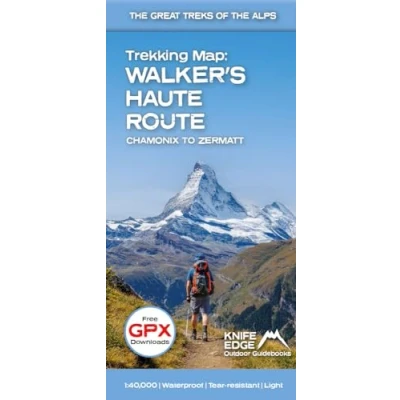 Afbeelding van Walker&#039;s Haute Route: Chamonix to Zermatt: Trekking Map the Great Treks of Alps: 2