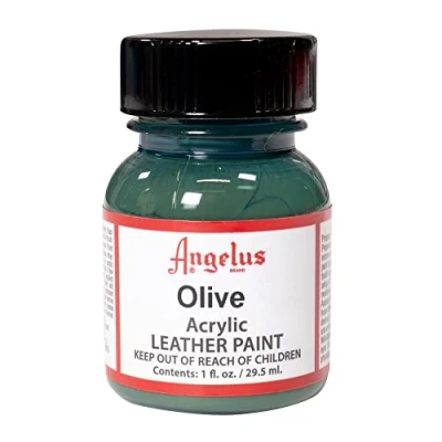 Afbeelding van Angelus Leerverf Olijf 29,5ml