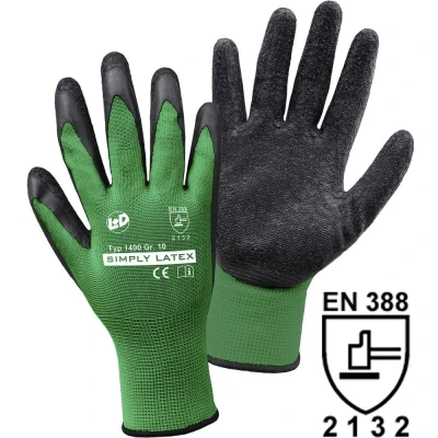 Afbeelding van L+D SIMPLY Latex 1490 7 Werkhandschoen Maat (handschoen): EN 388, 13997:1999 ISO Cat II 1 paar