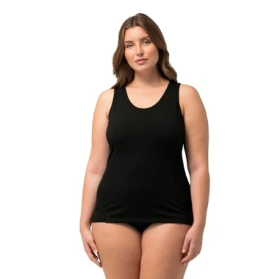 Afbeelding van Ulla Popken Top, Dames, Maat: 50/52, Noir
