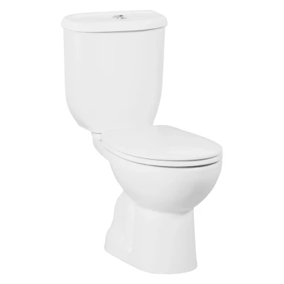 Afbeelding van Toiletpot Staand BWS Sedef Onder Aansluiting Wit