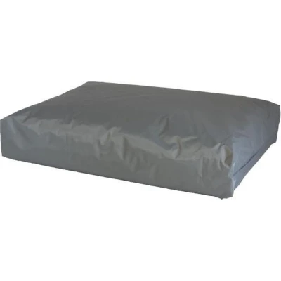 Afbeelding van Hondenkussen nylon licht grijs 120x90x15 cm EPS korrels