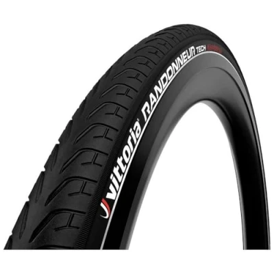 Afbeelding van Vittoria Unisex &#039;s Randonneur Tech Starrbanden, volledig zwart, 700x40c