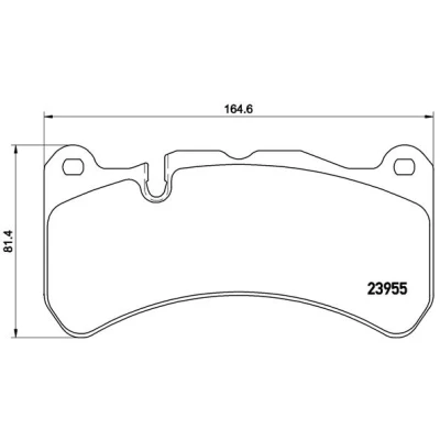 Afbeelding van Brembo Remblokset P 50 092
