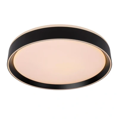 Afbeelding van Lucide NURIA Plafonnière Ø 40 cm LED Dimb. 1x24W 2700K 3 StepDim Zwart
