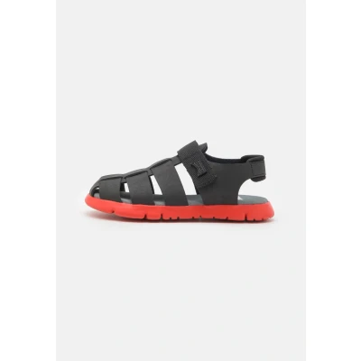 Afbeelding van Camper Oruga Unisex Sandalen voor kinderen, Maat: 28, Black Leer en textiel