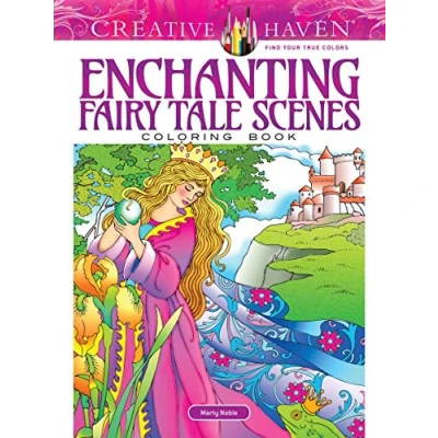 Afbeelding van Creative Haven Enchanting Fairy Tale Scenes Coloring Book