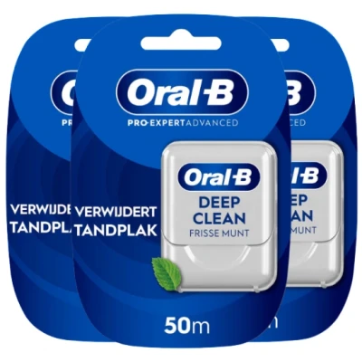 Afbeelding van Oral B Pro Expert Flosdraad 3 x 50 meter Advanced Deep Clean