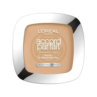 Afbeelding van Oréal Paris Accord Parfait Poeder D3/W3 Beige Doré Matterend gezichtspoeder met een Natuurlijke resultaat 9 gr.