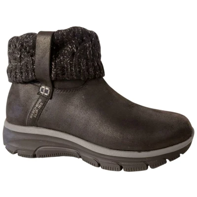 Afbeelding van Skechers Korte Laars Hands Free Slip Ins 168033 BLK Easy Going Cozy Weather 2 Zwart