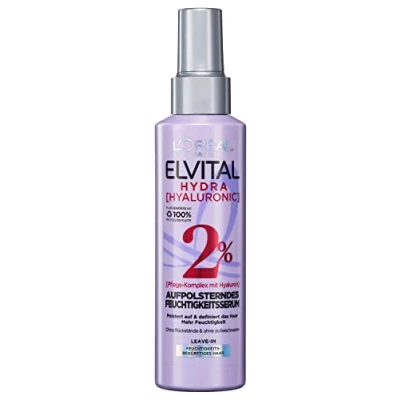 Afbeelding van L&#039;Oréal Paris Elvital Hydraterende spray voor glanzend haar, serum met hyaluron een vochtboost, Hydra Hyaluronic, 150 ml