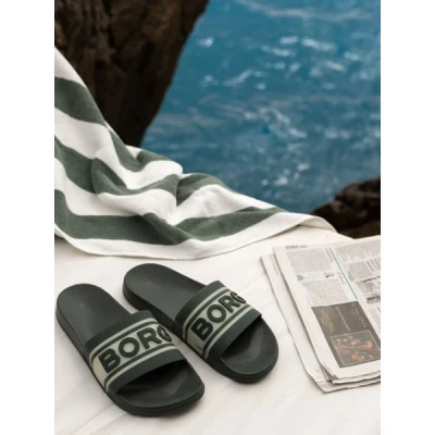 Afbeelding van Bjorn Borg Heren Badslipper KAKI 44