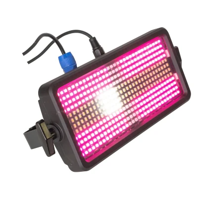 Afbeelding van IBIZA FLASH KLEOR strobe LED RGBW stroboscoop flitser discolicht DMX effect