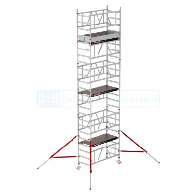 Afbeelding van Eenpersoonssteiger Altrex MiTOWER PLUS L165xB75cm 7.20m werkhoogte Fiber Deck platformen