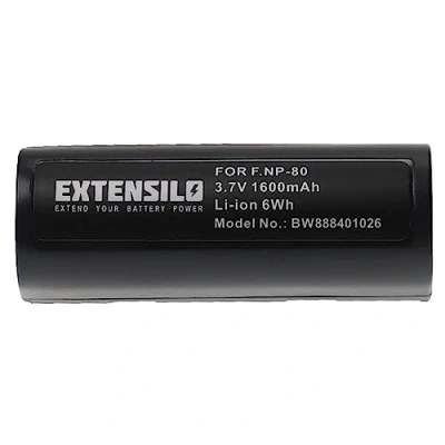 Afbeelding van EXTENSILO Accuvervanging voor Fujifilm NP 80 camera (1600mAh, 3,7V, Li Ion)