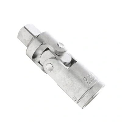 Afbeelding van Cardan gewricht 3/8 inch vierkant beide zijden van CV staal verchroomd I Kruisgewricht met aansluiting 10 mm (3/8&quot;) WIESEMANN 1893 80881
