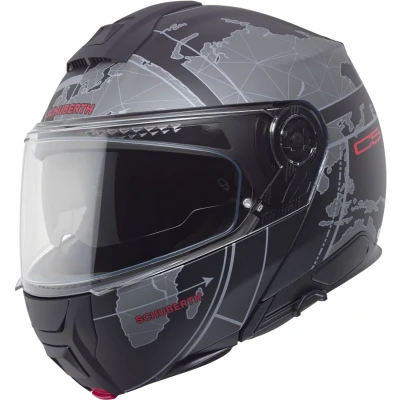 Afbeelding van Schuberth C5 Globe Helm, zwart grijs, afmeting XL voor man