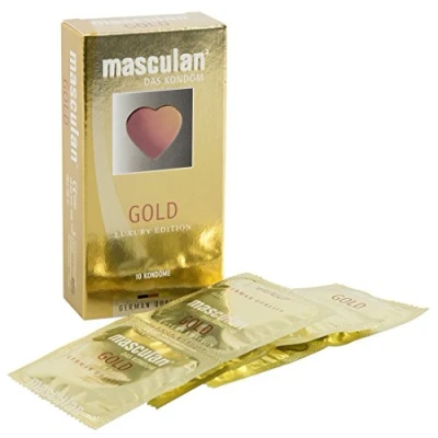 Afbeelding van Mascalan condoom goud 10 stuks, per stuk verpakt (1 x stuks)