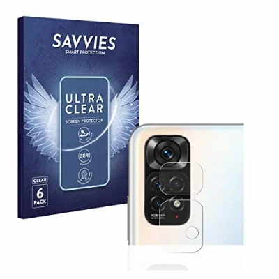 Afbeelding van Savvies Screenprotector voor Xiaomi Redmi Note 11S (ALLEEN Camera Lens) Folie Beschermfolie transparant (6 Stuks)