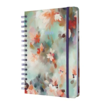 Afbeelding van Kokonote A5 Agenda 2025 Vivid Flora Jaaragenda Weekplanner Afsprakenplanner