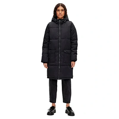 Afbeelding van Object Objzhanna L/S Wintermantel, Dames, Maat: Medium, Black