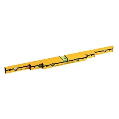 Afbeelding van HARDY WORKING TOOLS Waterpasset, horizontaal, verticaal, hoeklibel, 3 delig assortiment, lengte 40 cm, 60 100 cm Serie 42, geel, A0730 420000