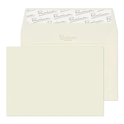 Afbeelding van Blake Zakelijk C6 114 x 162 mm 120 gsm Peel &amp; Seal Portemonnee Enveloppen (35880) Hoge witte geweven Pack van 500